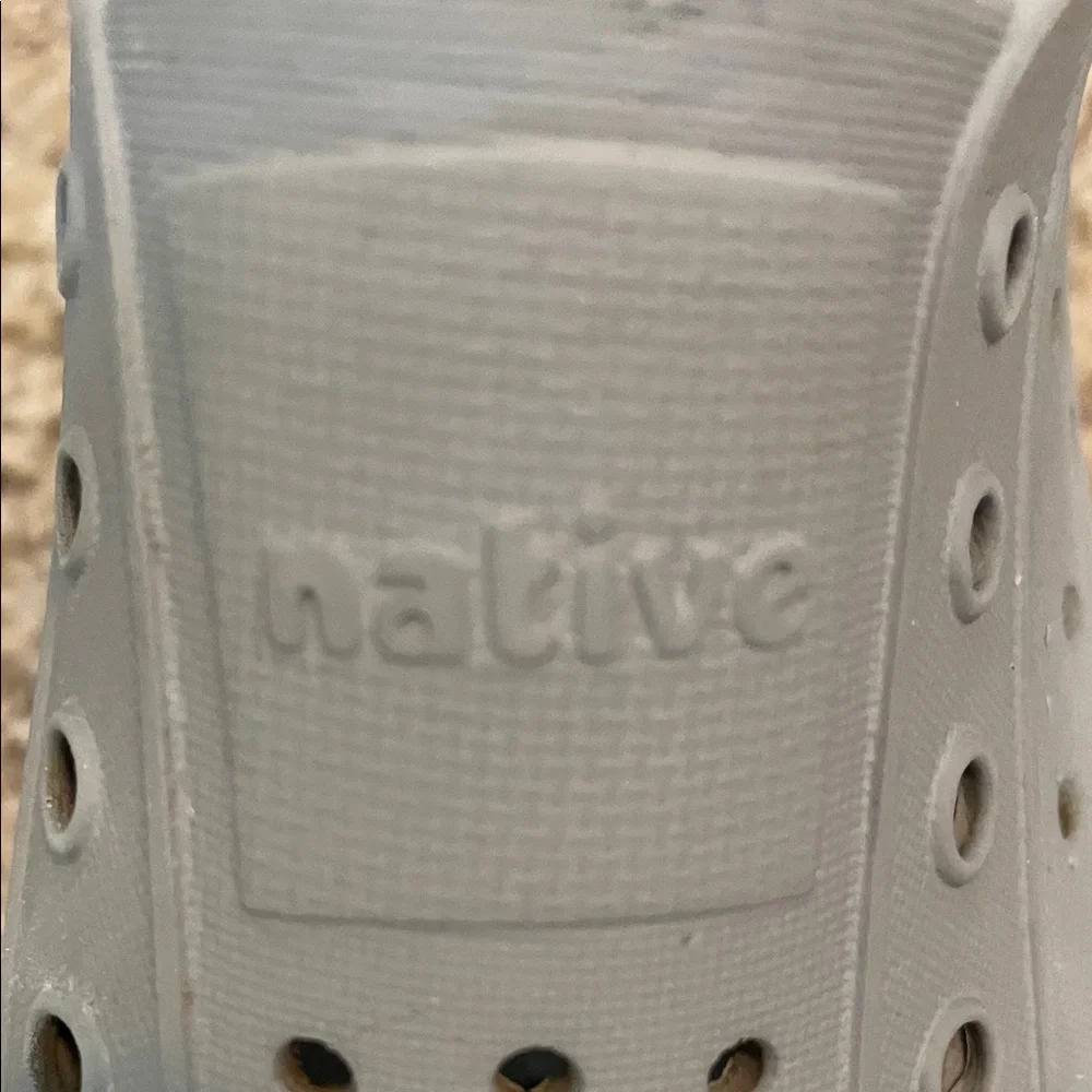 Native Kids Gray Perforated Water Shoes
